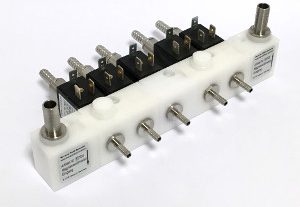 Modular BFS Solenoid Valve Block with Internal Cooling for Postmix Dispense Equipment