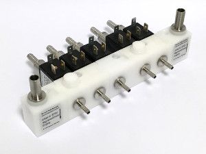 Modular BFS Solenoid Valve Block with Internal Cooling for Postmix Dispense Equipment