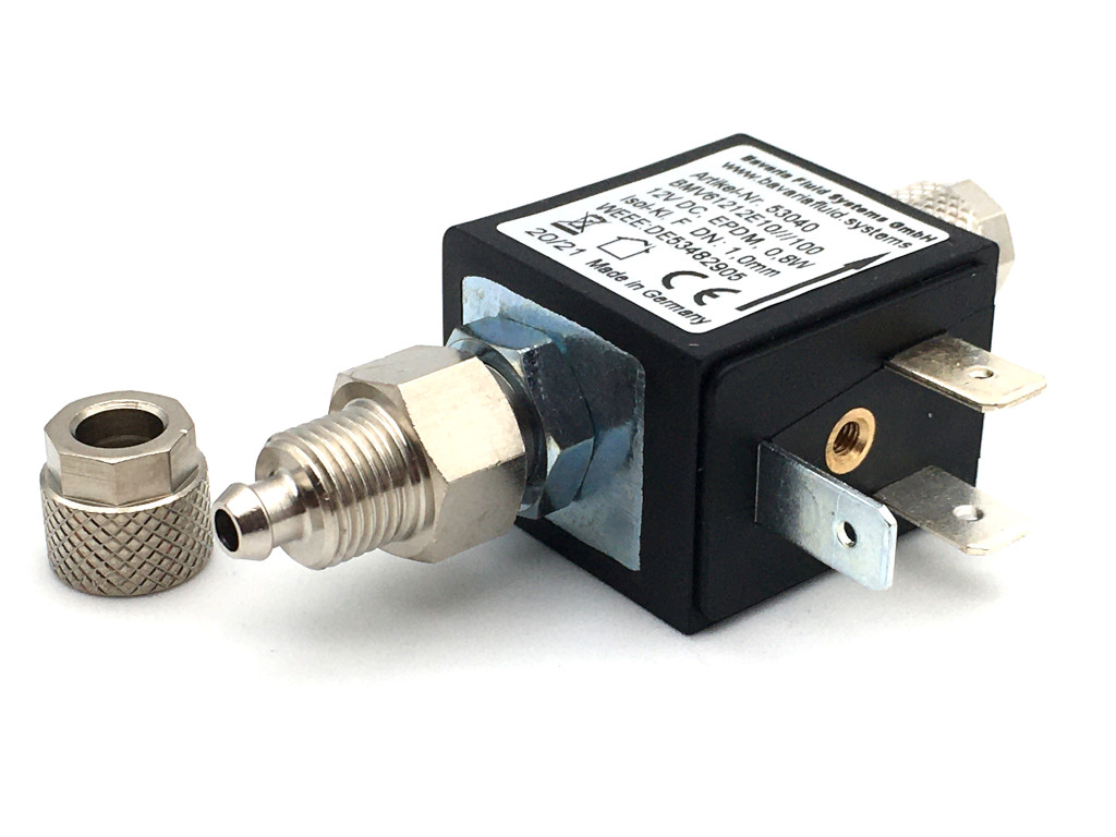 2/2-Way-Coaxial Gas Solenoid Valve BMV61212 12V DC for Fishkeeping and Aquascaping - CO2 Night Shut-off