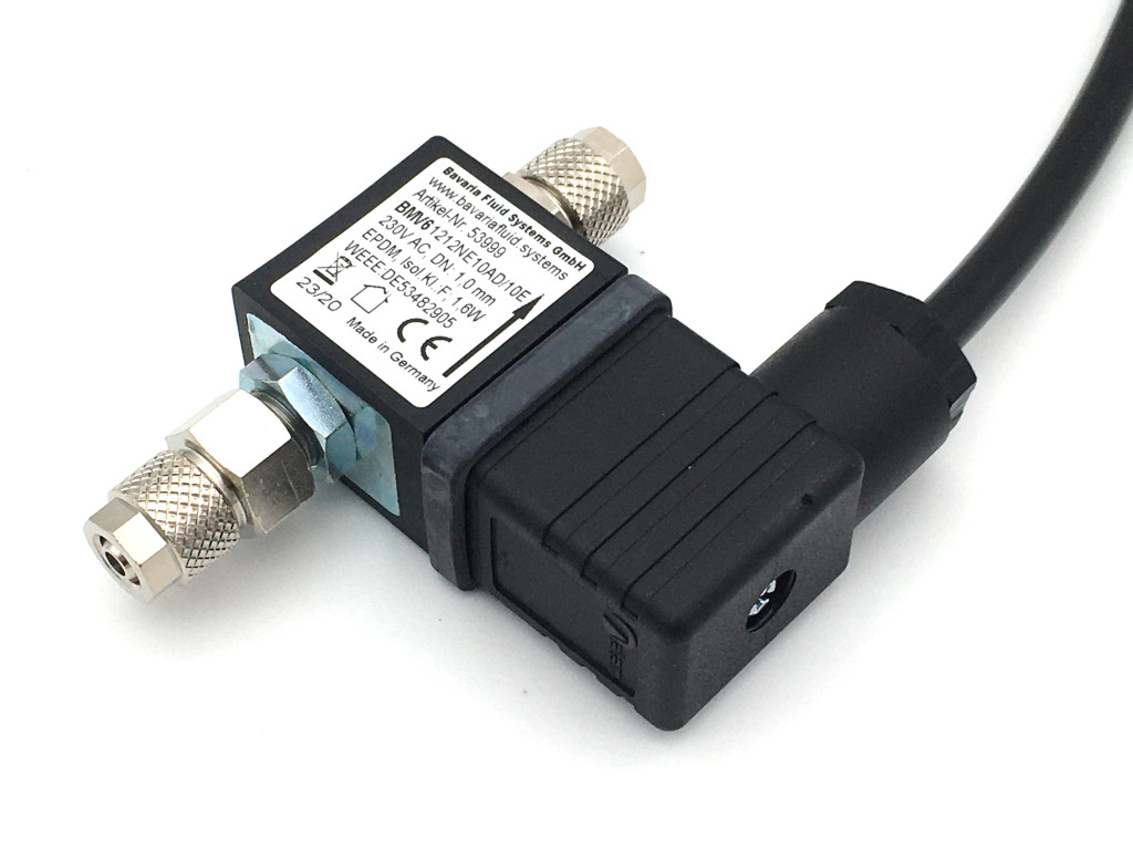 2/2-Way-Coaxial Gas Solenoid Valve BMV61212 230V AC for Fishkeeping and Aquascaping - CO2 Night Shut-off