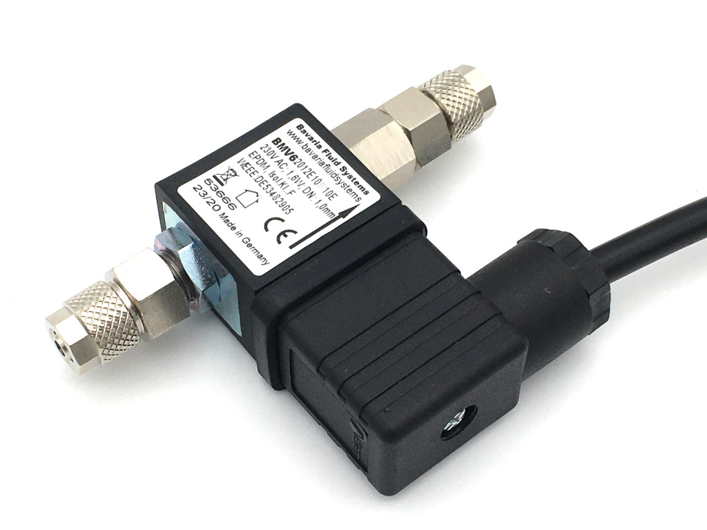 2/2-Way-Coaxial Gas Solenoid Valve with Check Valve BMV62012 230V AC for Fishkeeping and Aquascaping - CO2 Night Shut-off